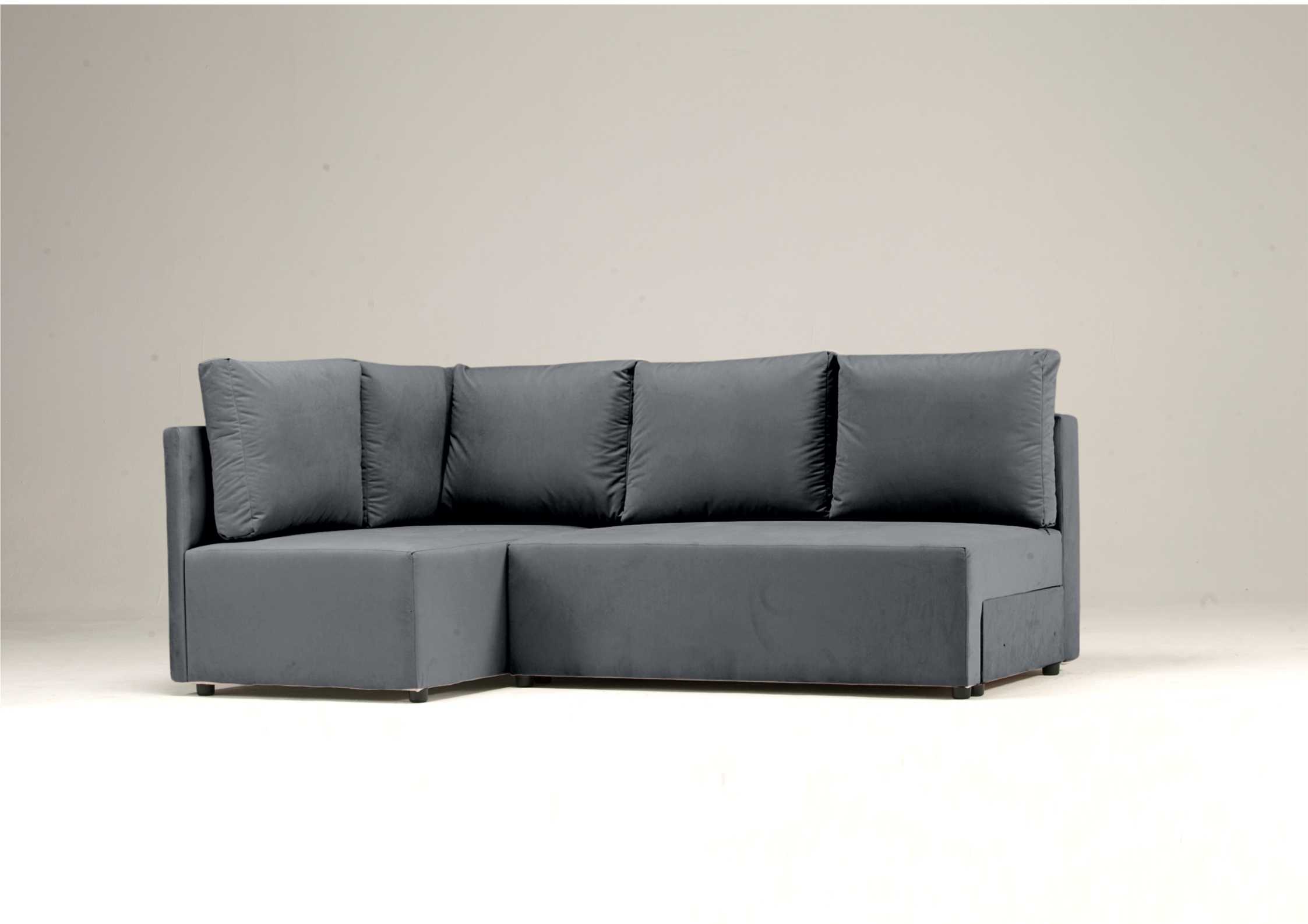 Grafitowy narożnik rozkładany do bloku